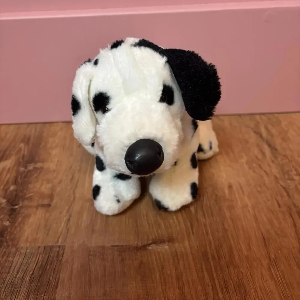 GANZ Webkinz Dalmatian HM123 Puppy Dog Plush Stuffed Animal No Code
